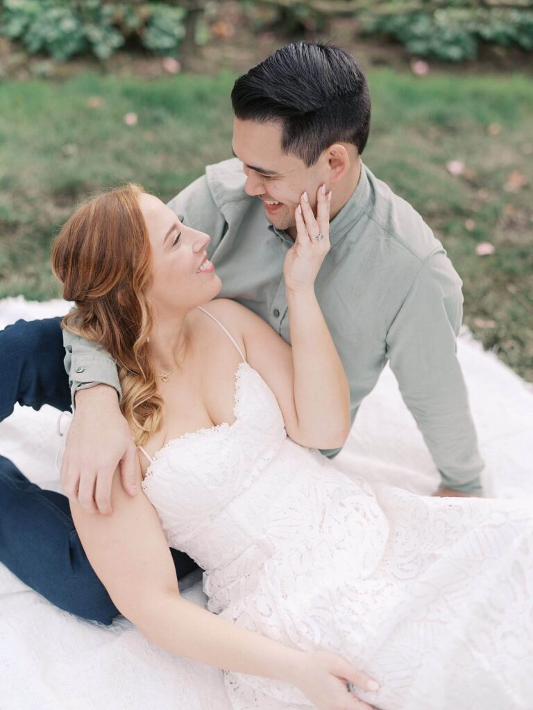 Spring Engagement Session in Skagit Valley, WA | Christianson's Nursery | Jacqueline Benét Photography