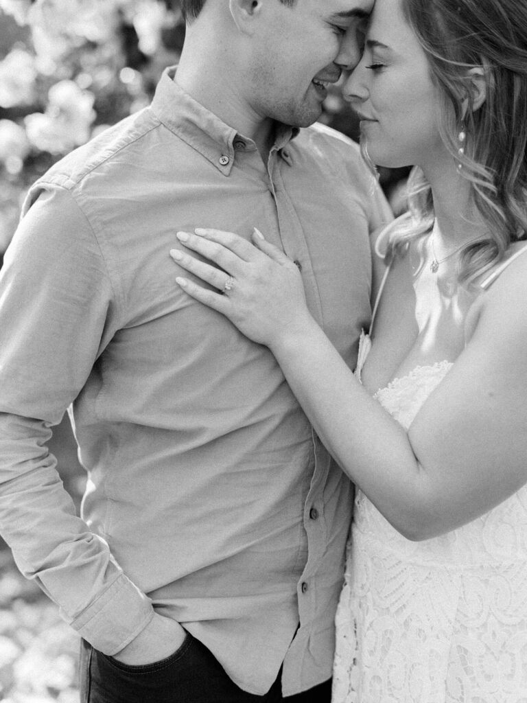 Spring Engagement Session in Skagit Valley, WA | Christianson's Nursery | Jacqueline Benét Photography