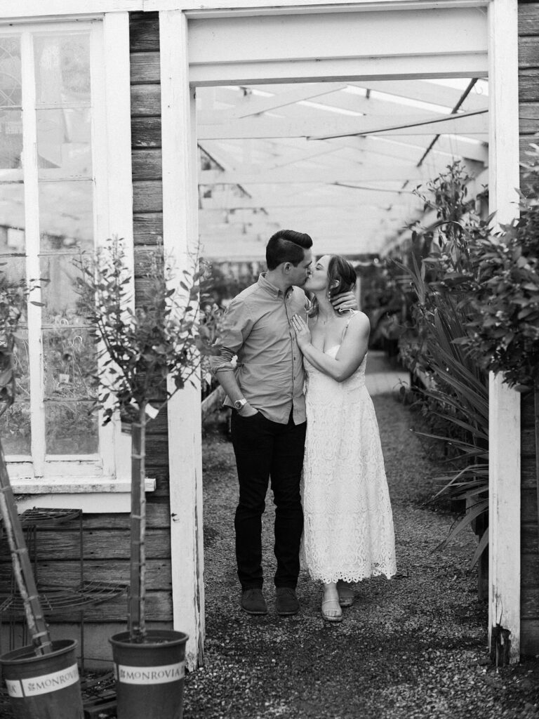 Spring Engagement Session in Skagit Valley, WA | Christianson's Nursery | Jacqueline Benét Photography